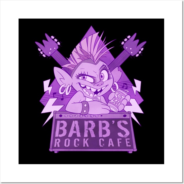 Barb's Rock Cafe Wall Art by jzanderk